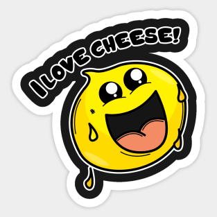 I Love Cheese! Sticker